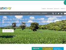 Tablet Screenshot of invivo-group.com